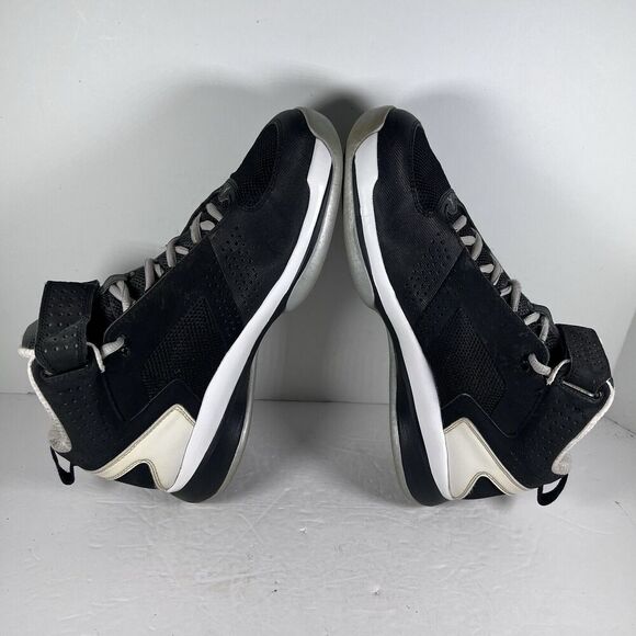 Jordan BCT Mid Black/Silver Lace Up Athletic Shoes Sneakers Men's Size 9 - Picture 5 of 8